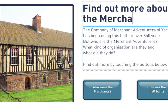 Make your own exhibits with our easy-to-use software.