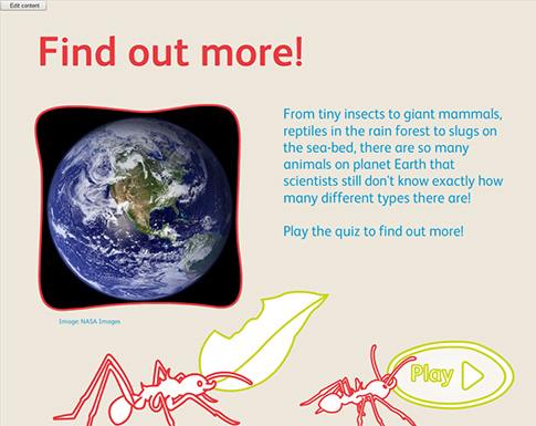 Investigate quiz about animals