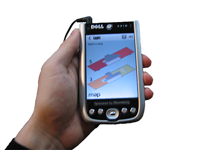 Handheld computer with tour