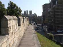 An image from the film of York walls 