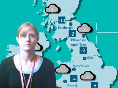 Climate change weather studio in action